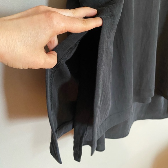 Reiss Wool & Cotton Blend Layered High Low Top Size M - Picture 4 of 11